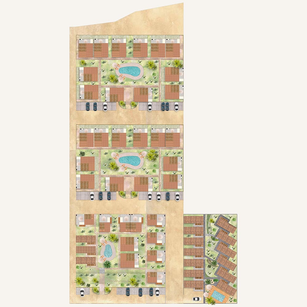 Masterplan de lotes Casa Norte